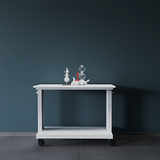 Стол лабораторный передвижной ЛК-1200 СЛП (столешница – Lab HPL, высота 770)